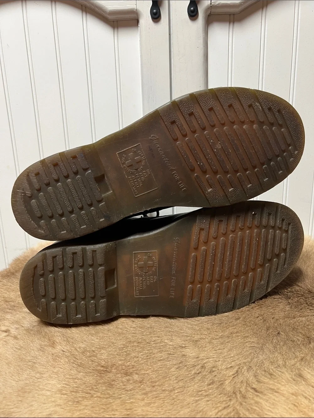 Dr Martens 1460 Brown Leather Combat Boots 13